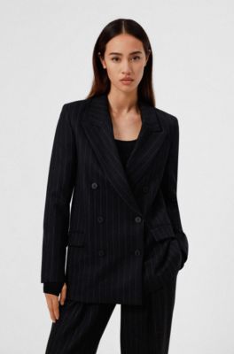 pinstripe double breasted suit