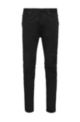 Schwarze Extra Slim-Fit Jeans aus bequemem Stretch-Denim, Schwarz