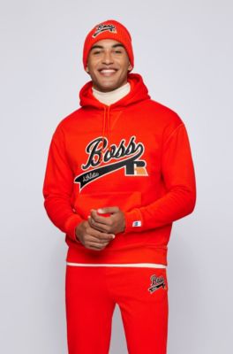 hugo boss tracksuit orange