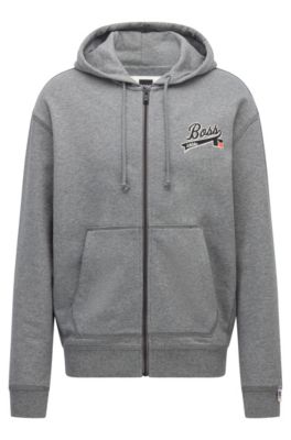 hugo boss grey hoodie