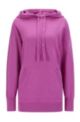 Relaxed-fit hooded sweater in a wool blend, Purple