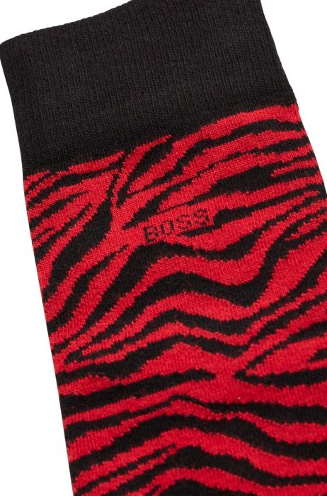Uovertruffen springe gås BOSS - Gift-boxed two-pack of regular-length socks