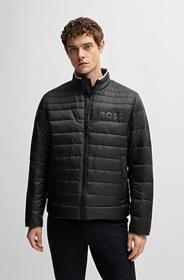 BOSS 3D Logo Tape Water-Repellent Padded Jacket, Sport Jackets