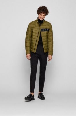 hugo boss green jacket mens