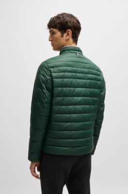 HUGO Herren Benti2221 Slim-Fit Jacke Wasserabweisend Mit Logo-Print – Moderner Outdoor-Style