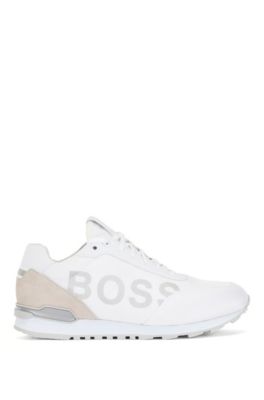 white hugo boss trainers