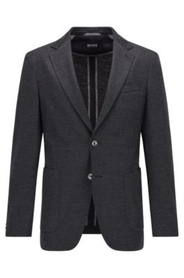 hugo boss cotton jersey blazer