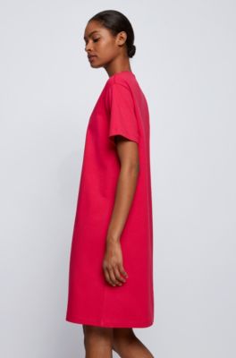 shirt dress coral