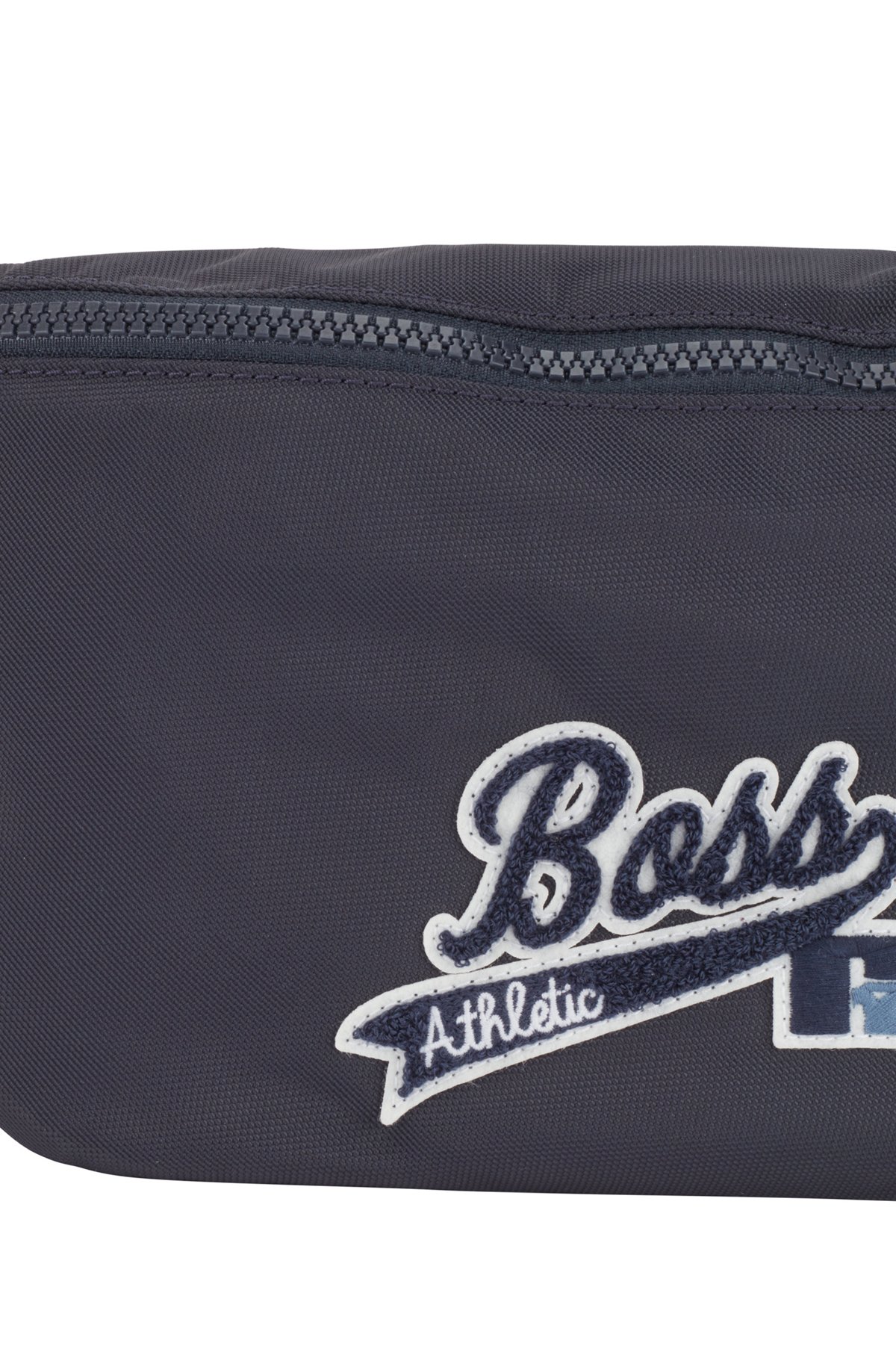 Belt bag in recycled nylon with exclusive logo, Dark Blue