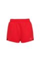 Shorts regular fit in misto cotone, Rosso
