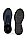 搭配穿孔鞋头和梭织标志皮革运动鞋,  401_Dark Blue