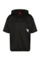 Relaxed-fit sweatshirt in performance French terry, Black