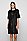 亮片弹力平纹单面针织布宽松版型 T 恤连衣裙,  001_Black