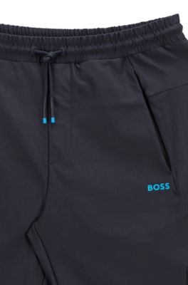 Hugo Boss Gris Polaire Coton Gym athleisure Short Demi Pantalon saison dernière vente 
