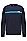 条纹徽标装饰棉质毛圈布运动衫,  403_Dark Blue