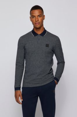 hugo boss long sleeve polo sale