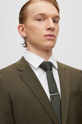 HUGO BOSS Homme Accessoires Bijoux Pinces à cravate Boutons de manchette et pince à cravate à logo en coffret cadeau 