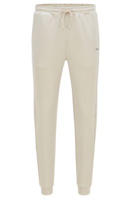 mens beige tracksuit bottoms