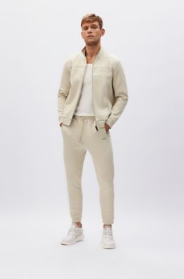 mens beige tracksuit bottoms