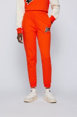 hugo boss tracksuit orange