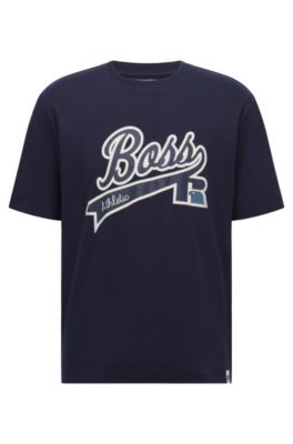 BOSS - Relaxed-fit T-shirt in Pima cotton with exclusive logo