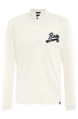 Polo en coton Pima avec logo exclusif