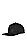 银杏叶图案蜂窝结构平纹针织鸭舌帽,  001_Black