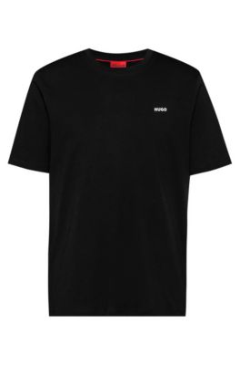 HUGO - Cotton-jersey T-shirt with logo print