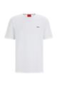 Cotton-jersey T-shirt with chest logo, White