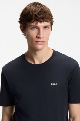 Katoenen T-shirt, Donkerblauw