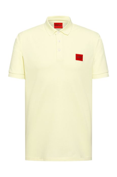 Essentials Herren Slim Fit Poloshirt aus Baumwoll-Piqué
