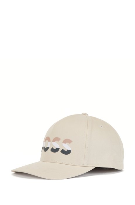 Cotton-twill cap with new-season logo, Light Beige