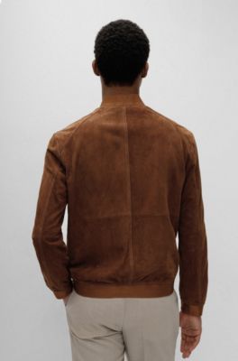 hugo boss suede jacket mens