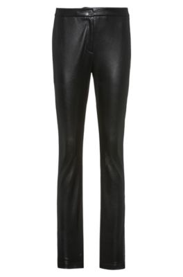 hugo boss leather pants