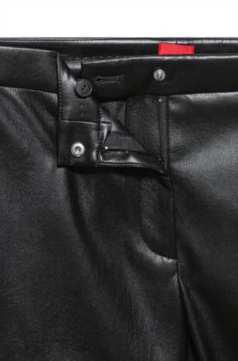 hugo boss leather pants