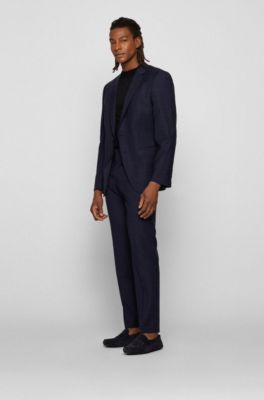 suit with moccasins