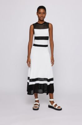 hugo boss white dress