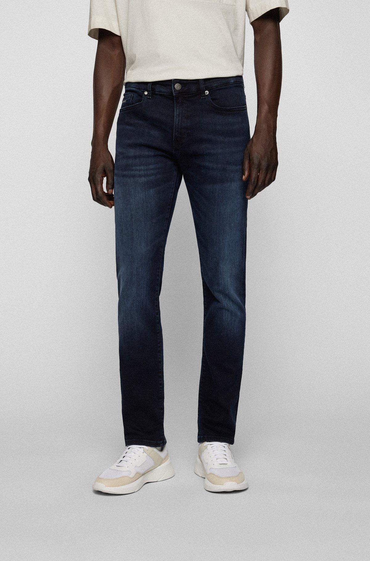 BOSS - Slim-fit jeans super-stretch denim