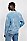 宽松版粉染法国毛圈布棉质运动衫,  421_Medium Blue
