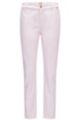 Regular-fit chinos in washed stretch cotton, light pink