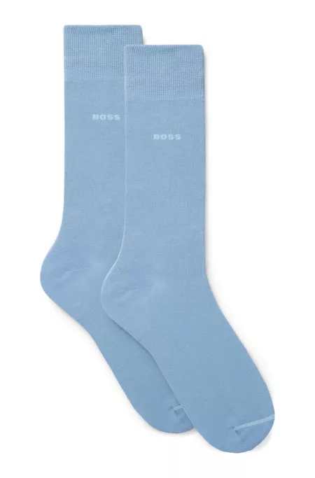 Two-pack of cotton-blend regular-length socks