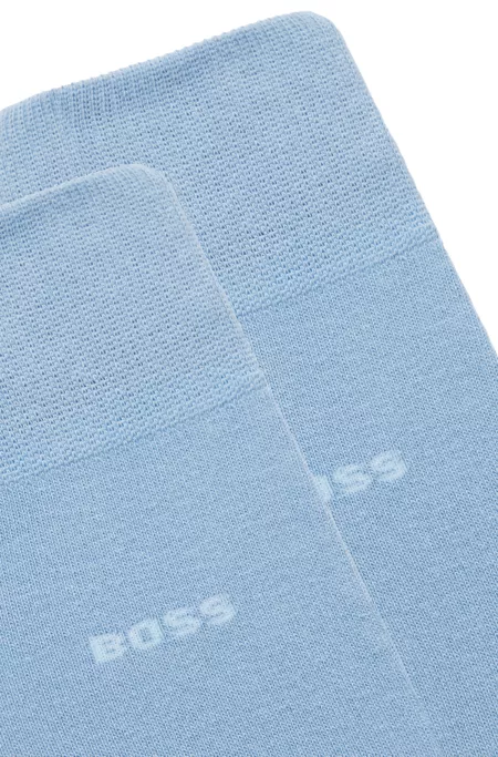 Two-pack of cotton-blend regular-length socks