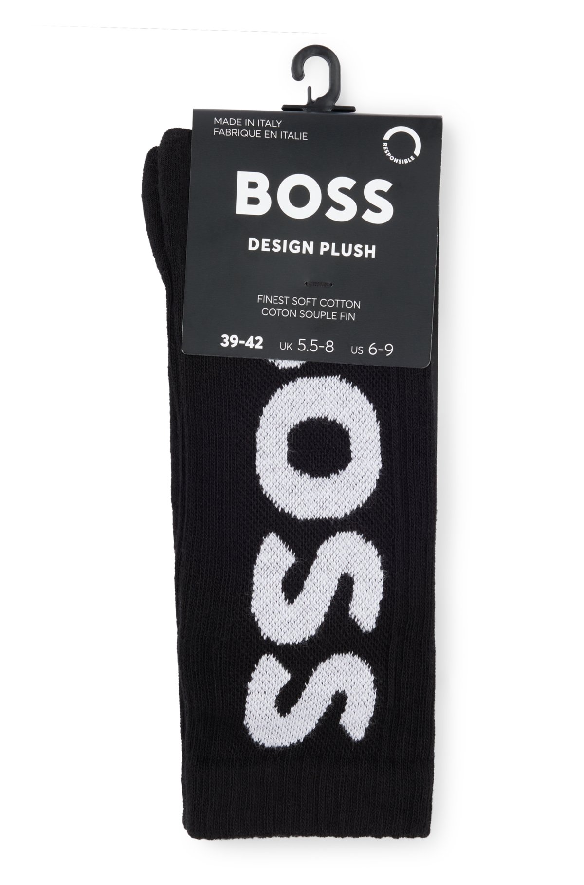 BOSS Sokker i længde med logo i kontrastfarve