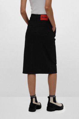 fitted stretch skirt