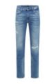 Slim-fit jeans van blauw comfort-stretchdenim, Blauw