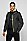 撞色细节常规版型防水夹克外套,  001_Black