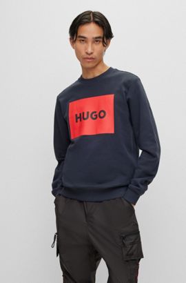 Hugo Boss Zip-Neck Sweatshirt Sweat 50392547 003 Dark Blue 