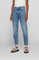Relaxed-Fit Mom Jeans aus blauem Bio-Baumwoll-Denim, Blau
