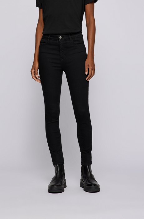 Super-skinny-fit jeans in stay-black denim, Black