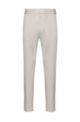 Extra-slim-fit trousers in high-performance stretch cotton, Light Beige